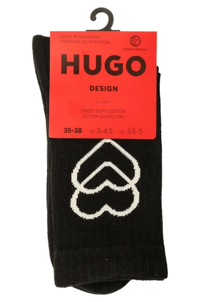 Kojinės LOVE Hugo Bodywear juoda