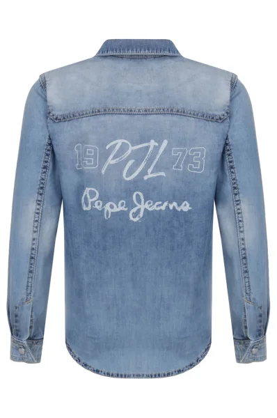 marškiniai zyan 73 | regular fit | denim Pepe Jeans London mėlyna