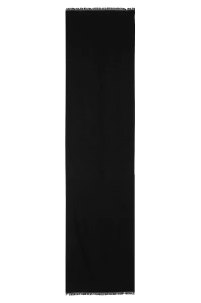 vilnonis šalikas monogram jaquard sca Calvin Klein juoda