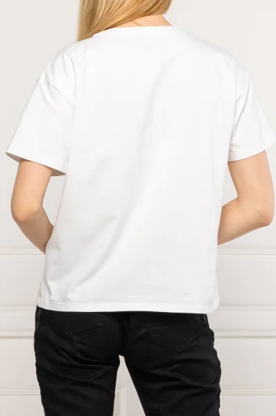 tėjiniai marškinėliai | loose fit Emporio Armani balta