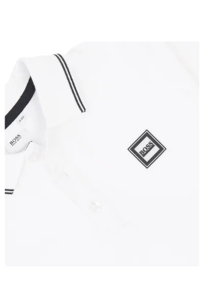 polo marškinėliai | Regular Fit BOSS Kidswear balta