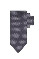 šilkinis kaklaraištis BOSS BLACK tamsiai mėlyna