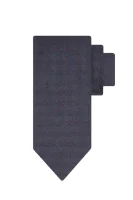 jedwabny kaklaraištis HUGO tamsiai mėlyna