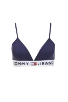 liemenėlė triangle bralette Tommy Jeans tamsiai mėlyna