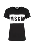 tėjiniai marškinėliai | regular fit MSGM juoda