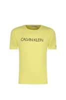 Marškinėliai INSTITUTIONAL | Regular Fit CALVIN KLEIN JEANS geltona