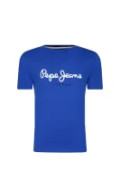 Marškinėliai | Regular Fit Pepe Jeans London mėlyna