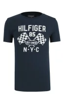 tėjiniai marškinėliai | regular fit Tommy Hilfiger tamsiai mėlyna