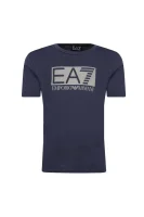 tėjiniai marškinėliai | regular fit EA7 tamsiai mėlyna