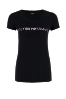 tėjiniai marškinėliai | regular fit | stretch Emporio Armani juoda