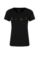 tėjiniai marškinėliai | regular fit DKNY juoda