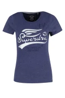 tėjiniai marškinėliai high flyers embossed entry tee | regular fit Superdry tamsiai mėlyna