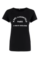 tėjiniai marškinėliai | loose fit Karl Lagerfeld juoda