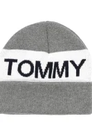 kepurė tommy Tommy Hilfiger pilka