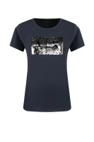 tėjiniai marškinėliai | slim fit Armani Exchange tamsiai mėlyna