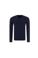 megztinis | regular fit | su kašmyro priemaiša Emporio Armani tamsiai mėlyna