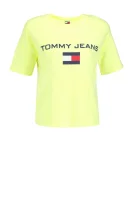tėjiniai marškinėliai tjw 90s logo | regular fit Tommy Jeans geltona