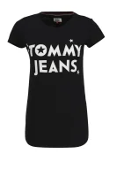 tėjiniai marškinėliai tjw star logo | slim fit Tommy Jeans juoda
