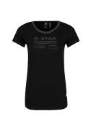 tėjiniai marškinėliai graphic 5 | slim fit G- Star Raw juoda