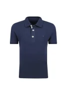 polo marškinėliai essential | slim fit Tommy Hilfiger tamsiai mėlyna