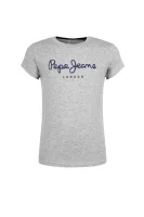 tėjiniai marškinėliai art | regular fit Pepe Jeans London pilka