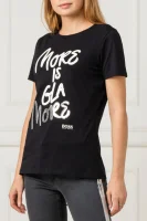 tėjiniai marškinėliai tefun | regular fit BOSS ORANGE juoda
