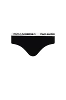 maudymosi kostiumėlio apatinė dalis Karl Lagerfeld juoda