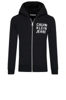 džemperis logo | regular fit CALVIN KLEIN JEANS juoda