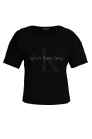 tėjiniai marškinėliai teco | loose fit CALVIN KLEIN JEANS juoda