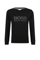 džemperis | regular fit BOSS Kidswear juoda