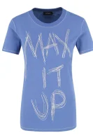 tėjiniai marškinėliai doralice | slim fit MAX&Co. mėlyna