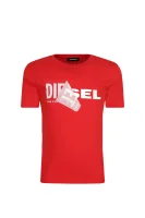 tėjiniai marškinėliai tdiego | regular fit Diesel raudona