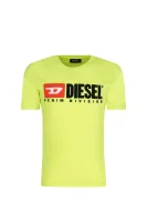 tėjiniai marškinėliai | regular fit Diesel juodai-balta