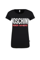 tėjiniai marškinėliai | regular fit Moschino Underwear juoda