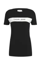 tėjiniai marškinėliai vinyl logo | regular fit CALVIN KLEIN JEANS juoda