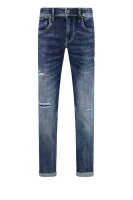 džinsai hatch | slim fit | low waist Pepe Jeans London tamsiai mėlyna