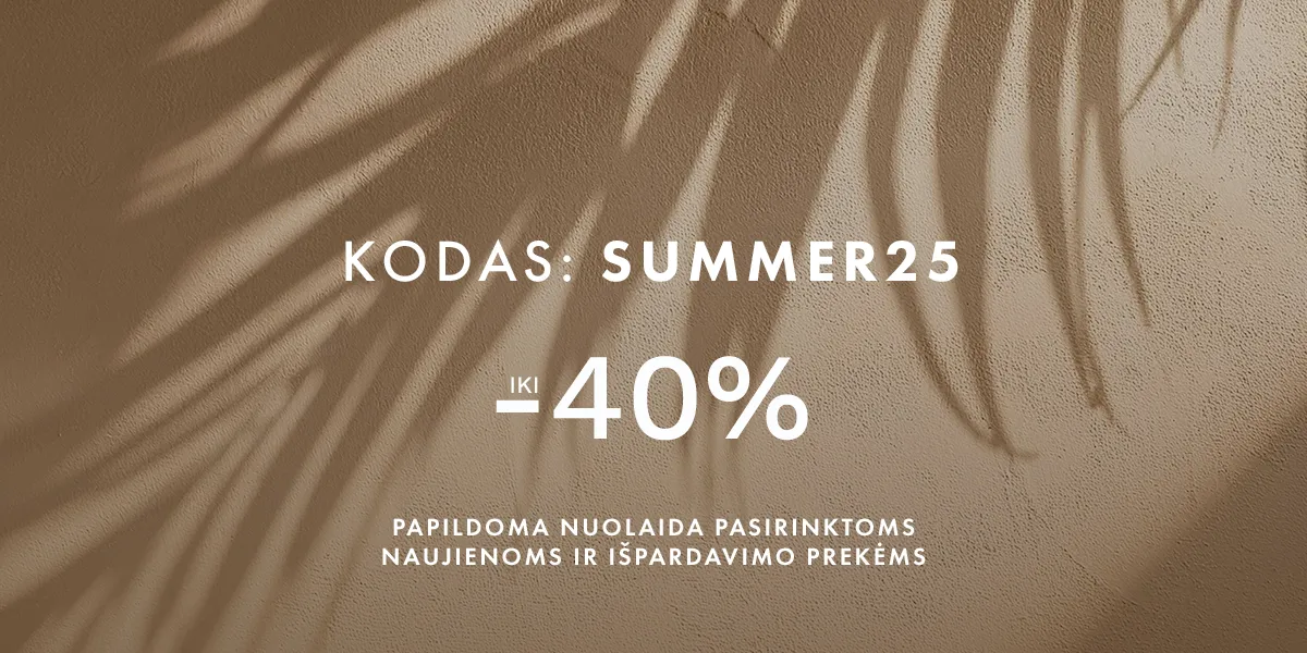 Iki -40%!