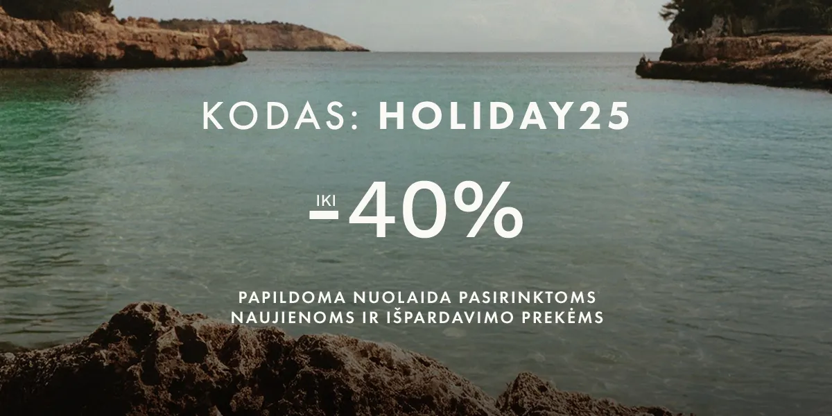 Iki -40%!