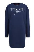 suknelė logo Tommy Jeans tamsiai mėlyna