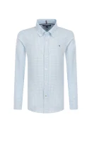 marškiniai mini gingham | custom fit Tommy Hilfiger žydra