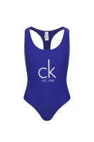maudymosi kostiumėlis cheeky racer Calvin Klein Swimwear tamsiai mėlyna