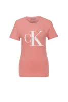 tėjiniai marškinėliai CALVIN KLEIN JEANS rožinė