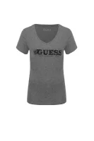 tėjiniai marškinėliai lace logo GUESS pilka