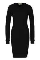 wełniana suknelė Michael Kors juoda