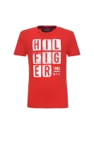tėjiniai marškinėliai ame hilfiger print Tommy Hilfiger raudona