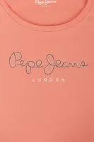 Marškinėliai Verna | Regular Fit Pepe Jeans London oranžinė