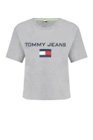 tėjiniai marškinėliai tjw 90s logo | loose fit Tommy Jeans pilka