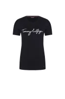 tėjiniai marškinėliai aila | regular fit Tommy Hilfiger juoda