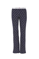 kelnės od piżamy iconic print Tommy Hilfiger tamsiai mėlyna
