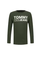 džemperis tommy jeans Tommy Hilfiger žalia